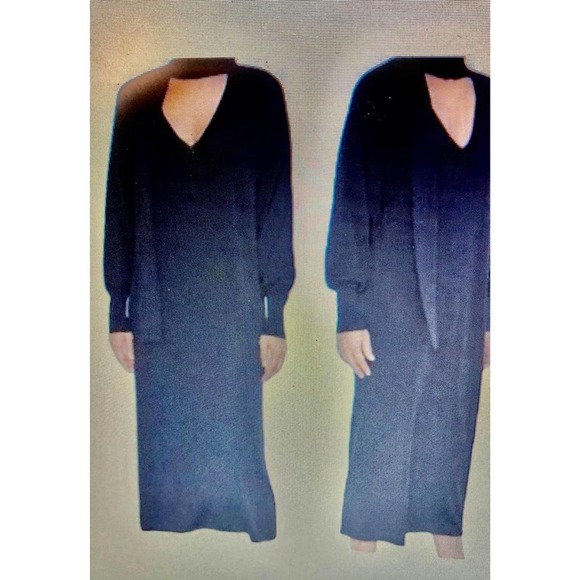 ZARA Women's Dresses Size Navy,sheer,sexy Light Slim Fitting Size S/M - Picture 3 of 5
